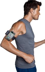 img 1 attached to Black Belkin FastFit 📱 Armband for Apple iPhone 4/4S