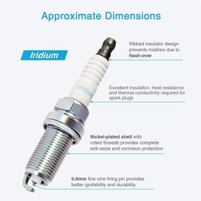 img 2 attached to Vplus Iridium Outback заменяет свечи зажигания LFR6AIX 11