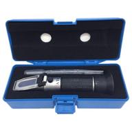 brix refractometer with atc - dual scale for wine making, beer brewing, and homebrew kit: specific gravity & brix hydrometer logo