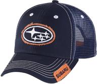 stylish subaru navy star cluster patch cap: legacy forester impreza outback sti wrx hat for true subaru enthusiasts! logo