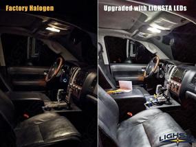 img 3 attached to 🚗 LIGHSTA 7PCS сверхяркий белый LED-комплект салона для автомобиля Toyota Tacoma 2005-2015 + фонари для номерного знака и инструмент для установки: улучшите освещение вашего автомобиля