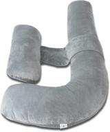 h-shaped pregnancy pillow with cover: ultimate comfort for expecting moms logo