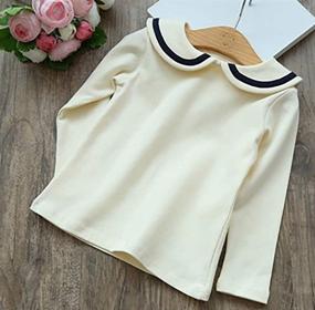 img 2 attached to Stylish ContiKids Girls Peter Collar Blouse: Shop Tops, Tees & Blouses for Girls' Clothing