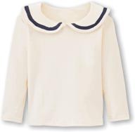 stylish contikids girls peter collar blouse: shop tops, tees & blouses for girls' clothing logo