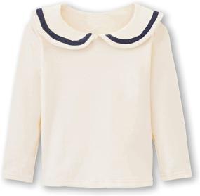 img 4 attached to Stylish ContiKids Girls Peter Collar Blouse: Shop Tops, Tees & Blouses for Girls' Clothing