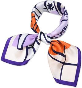 img 4 attached to 🧣 Corciova 21x21 Silk Neck Scarfs for Women - 100% Real Mulberry Silk Scarves