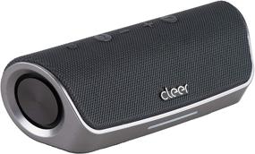 img 4 attached to 🔊 Портативная Bluetooth-колонка Cleer Audio Stage - влагозащита по стандарту IPX7, беспроводное воспроизведение до 15 часов, два 48-мм неодимовых драйвера, Alexa и возможность создания стереозвучания (серый)