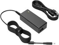 ac charger for dell inspiron 15 7591 7590 & inspiron 5490, vostro 5490 7590 - power supply adapter cord (90w 65w) logo