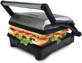 img 4 attached to 🍔 Courant CPP-4140: The Ultimate Indoor Grill Panini Press and Sandwich Griddler – Non-stick Coated Plates for Perfect Results!