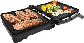 img 2 attached to 🍔 Courant CPP-4140: The Ultimate Indoor Grill Panini Press and Sandwich Griddler – Non-stick Coated Plates for Perfect Results!