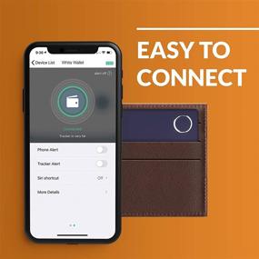 img 1 attached to 📱 PrimeTracking Bluetooth трекер: найдите свой кошелек, сумку, телефон и многое другое с современным ультратонким дизайном и долгим сроком службы батареи - черный