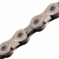 kmc x11 11-speed chain: silver/black, 118 links – optimal performance for smooth cycling logo