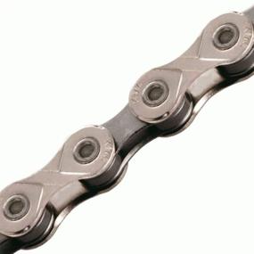 img 4 attached to KMC X11 11-Speed Chain: Silver/Black, 118 Links – Optimal Performance for Smooth Cycling