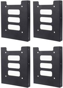 img 4 attached to 📁 Aliyaduo SSD Mounting Bracket, 2.5" to 3.5" Adapter Metal Bracket Holder for PC, Pack of 4