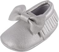 weixinbuy girls tassel bowknots moccasins: stylish shoes for boys and girls logo