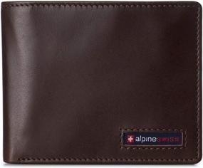 img 4 attached to Efficient Organizers for Men: Alpine Swiss Commuter Hampton Collection Wallets, Card Cases & Money Accessories