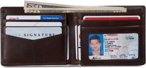 img 2 attached to Efficient Organizers for Men: Alpine Swiss Commuter Hampton Collection Wallets, Card Cases & Money Accessories