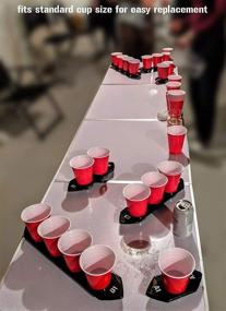 img 3 attached to Tipsy Ships Beer Pong Set V2: The Ultimate Battle Pong Party Game with 8 Ship Trays and 3 Balls. Fits Any Standard Plastic Cup, Battle on Any Table!