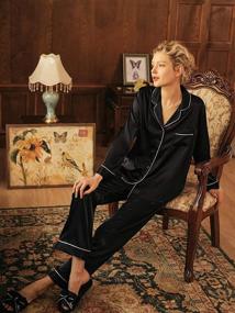 img 1 attached to 👚 SIORO Pajamas: Cozy & Stylish Loungewear for Women's Sleepwear
