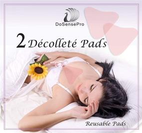 img 3 attached to 👙 Pack of 2 Invisible Chest Wrinkle Pads - Decollete Anti Wrinkle Pads for Cleavage Wrinkle Prevention - Fast Results from 1st Use! Hypoallergenic Anti-Wrinkles Patch, Reusable Anti-Aging Sticker by DoSensePro