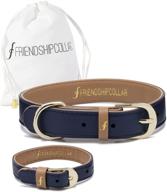 friendshipcollar: the classic pup - water & scratch resistant dog or cat collar and bracelet set logo