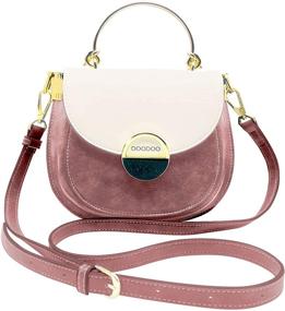 img 4 attached to Stylish Leather Crossbody Crossover Shoulder Handbags & Wallets for Women - Ultimate Collection of Shoulder Bags