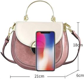 img 2 attached to Stylish Leather Crossbody Crossover Shoulder Handbags & Wallets for Women - Ultimate Collection of Shoulder Bags