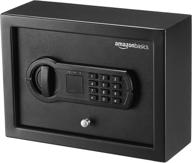 🔒 amazon basics small, slim desk drawer security safe: enhanced protection with programmable electronic keypad - compact size 11.8 x 8.6 x 4.4 inches логотип