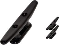 6 inch black nylon boat cleat - (2, 5, 10 pack) - rope cleat for kayak, boat dock - ideal for marine, deck, nautical decor логотип