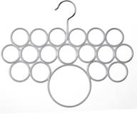 🧣 organize your scarves with the home-x nonslip circular loops scarf hanger логотип