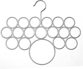 img 2 attached to 🧣 Organize Your Scarves with the Home-X Nonslip Circular Loops Scarf Hanger