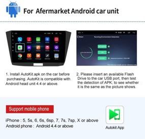 img 2 attached to Wired CarPlay Dongle for Car Screen with Android System 4.4.2 or Above 🚗 - Supports Android Auto, Mirroring, USB Connect, SIRI Voice Control, Google Maps, Upgrade - Black