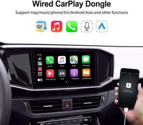 img 3 attached to Wired CarPlay Dongle for Car Screen with Android System 4.4.2 or Above 🚗 - Supports Android Auto, Mirroring, USB Connect, SIRI Voice Control, Google Maps, Upgrade - Black