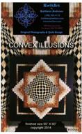 convex illusions quilt art pattern logo