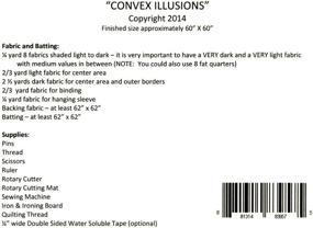 img 1 attached to Convex Illusions Quilt Art Pattern