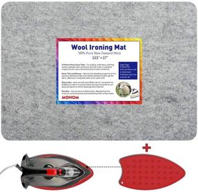 img 4 attached to 🧵 MOHOM 17x13.5 Wool Pressing Mat - Premium 100% New Zealand Felted Wool Ironing Pad for Quilters, Sewing, Quilting Supplies, and Notions