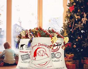 img 2 attached to 🎅 HBlife Personalized Santa Sack 19: Premium Retail Store Fixtures & Equipment for the Holiday Season