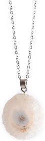 img 4 attached to YGLINE Raw Stone Healing Crystal Necklace: Enhancing Wellness and Beauty for Women