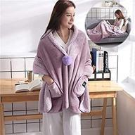 blanket wearable pinkish function household logo