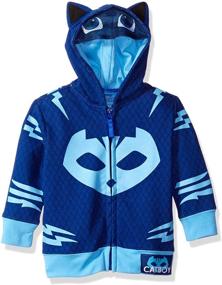 img 2 attached to 🐱 Adorable PJ Masks Catboy Hoodie: Perfect Boys' Clothing for Toddlers