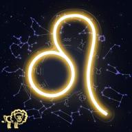 royoce leo neon astrology horoscope logo
