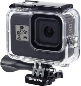 img 3 attached to Suptig Waterproof Case for GoPro Hero 8 Black: Ultimate Protection up to 196ft (60 Meters)
