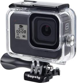 img 3 attached to Suptig Водонепроницаемый чехол для GoPro Hero 8 Black: Максимальная защита до 196 футов (60 метров)