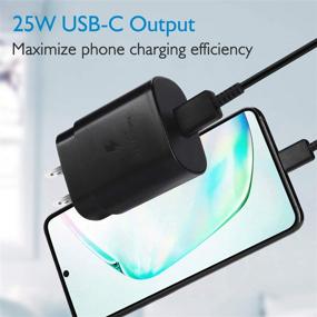 img 3 attached to 🔌 Супербыстрая зарядка Samsung USB C, 25W с кабелем Type C 5FT для Samsung Galaxy S21/S21 Ultra 5G/S21 Plus/S20/S20 Ultra/Note 20/Note 20 Ultra/Note 10/Note 10 Plus/Z Fold 3/Flip 3 - Улучшенный SEO