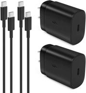 🔌 супербыстрая зарядка samsung usb c, 25w с кабелем type c 5ft для samsung galaxy s21/s21 ultra 5g/s21 plus/s20/s20 ultra/note 20/note 20 ultra/note 10/note 10 plus/z fold 3/flip 3 - улучшенный seo логотип