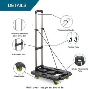 img 3 attached to Folding Hand Truck Warehouse by Textilor
