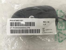 img 1 attached to 🖱️ HP Genuine USB 2-Button Optical Mouse - Model P/N: 672652-001