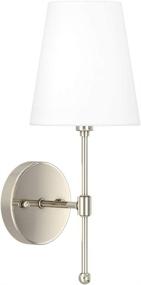 img 3 attached to 💡 Park Harbor PHWL3071PN Single Light Wall Sconce - 15 Inches Tall