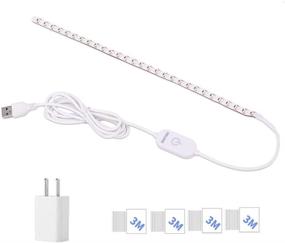 img 4 attached to 🧵 Sewing Machine Light Strip Kit: 30 LED Cold White Lighting Strip with Touch Dimmer and USB Power - Fits All Sewing Machines (1 Pack)