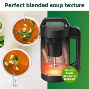 img 1 attached to Philips Soup and Smoothie Maker, 2-4 Servings, HR2204/70, 1.2 Liters, Black & Stainless Steel